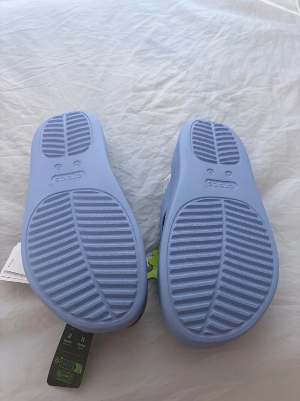 Croc's End of Summer Women's Getaway Platform Flip Blue Haze  Size 9 NWT